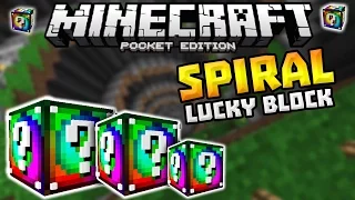 LUCKY BLOCK MOD in 0.13.0!!! - Spiral Lucky Block Mod - Minecraft PE (Pocket Edition