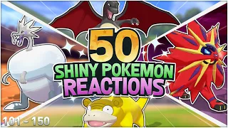 50 INSANE LIVE SHINY REACTIONS! | Shiny Pokemon Montage! | (101-150)