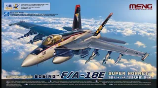 Maverick's F-18E Super Hornet, 1/48 scale, by Meng. Part 9