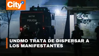 Enfrentamientos entre encapuchados y Policía en inmediaciones de la U. Nacional | CityTv