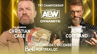 TNT Champ Christian Cage vs Adam Copeland - 12/6/23, #AEW Dynamite, Montreal