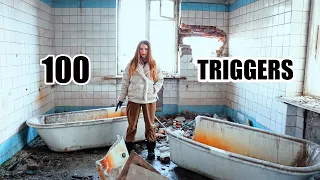 ASMR 100 TRIGGERS ABANDONED PLACES | АСМР 100 триггеров в ЗАБРОШКЕ | Заброшенные места