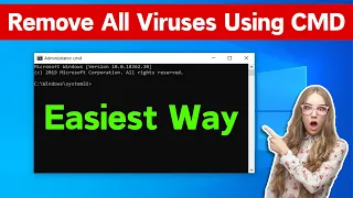 How To Remove All Viruses From Windows 10 Using Cmd | Remove Virus From Laptop/PC (Easiest Way)