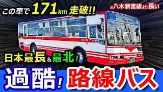 過酷【日本一長い路線バス】天北宗谷岬線を廃止直前に全線走破！【八木新宮線より長い171km】