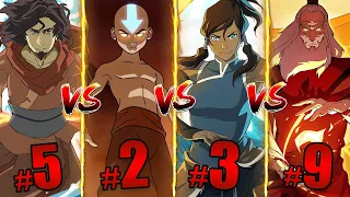 Who's the Most Powerful Avatar in Avatar: The Last Airbender? | Ranking Every Avatar!