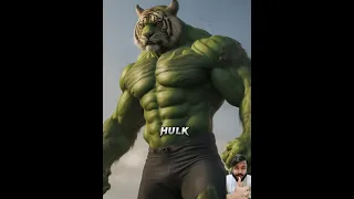 Superhero but Tiger🐯😱🤯 #shorts #mcu #comics #marvel #dc #superhero #cartoon #viral #ytshorts #yt