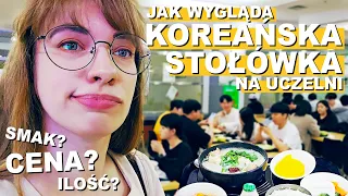 STOŁÓWKA SZKOLNA W KOREI. Sprawdzamy, jaki (tanio) jedzą koreańscy studenci! || DAILY VLOG