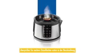 Philips HD919030 Vaporiera 2000w 8 6l Diffusore erbearoma Digital timer Funzioni combiNAzione