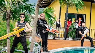 LTT Nerf War : SEAL X Warriors Nerf Guns Fight Criminal Factions Dr Lee Raid Enemy Headquarters