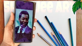 Pele drawing easy.