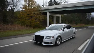 Audi a4 integrated engineering stage 2 first start up accelerations and flyby