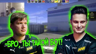 СИМПЛА ПОДСТАВИЛ ТИММЕЙТ В СЛОЖНОЙ КАТКЕ НА FACEIT / CS:GO