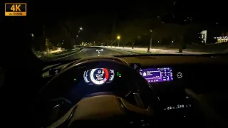 2023 Lexus LC500 - ASMR POV Night Drive (4K @ 60 FPS)