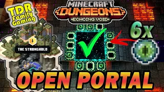 ACTIVATING THE END PORTAL! Stronghold, Echoing Void DLC - Minecraft Dungeons