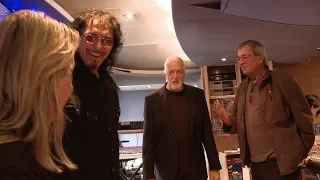 Tony Iommi (Black Sabbath), Ian Gillan, Jon Lord (Deep Purple) & Nicko McBrain In Studio