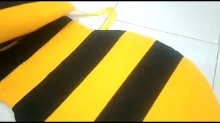 cara membuat kostum lebah untuk anak- anak || how to make a bee costume for kids