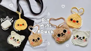 ♡ Crochet Mini Pouch Tutorial | for small essentials♡