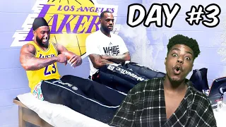 CASH A CYBORG ???? MoneyMike Reacting to I Tried Lebron James EXTREME 7 Day Recovery Routine!