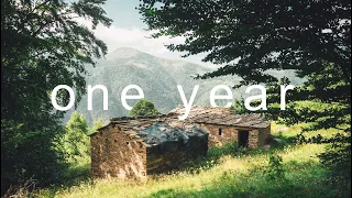 ONE YEAR | Renovating Two Stone Cabins in the Italian Alps