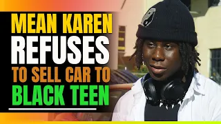 Crazy Karen Refuses To Sell Car To Successful Black Teen. Then This Happens