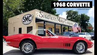 In Depth Tour & Test Drive of the 1968 Chevrolet Corvette Convertible at Southern Motor Company