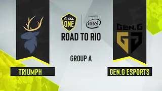 CSGO - Gen.G Esports vs. Triumph [Vertigo] Map 1 - ESL One Road to Rio - Group A - NA
