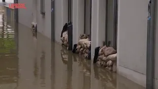 La città di Passau, in Germania, sommersa dall'acqua dopo l'alluvione