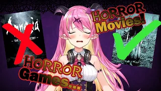 Mano Aloe Loves Horror Movies... but is Terrified of Horror Games (hololive) [ENG SUB]