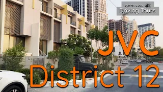 4K JVC -Jumeirah Village Circle -District 12,A Family Friendly Neighborhood full of Parks & Birds