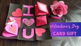 Valentine's Day cute mini card tutorial#valentinesday #valentinespecial #valentinedaygift #trending