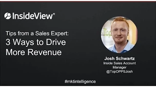 August 27, 2015 | Tips from a Sales Expert - 3 Ways to Drive More Revenue