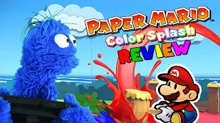 Paper Mario Color Splash Review │ Splash, or Trash? (Or 'Stache?)