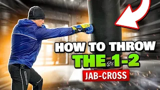 How to Throw the 1-2 in Boxing | 3 Footwork Variations of the Jab-Cross #boxing #jabcross