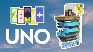 UNO in Survival Minecraft 🃏 | Minecraft Java 1.20+ Redstone Tutorial