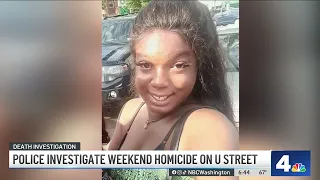 DC police investigate death of woman struck by car on U Street as homicide | NBC4 Washington