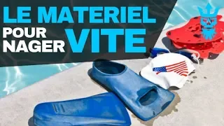 NAGER VITE grâce au matériel (palmes & plaquettes)