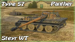 Type 57 • Steyr WT Snakebite • Panther • WoT Blitz *SR