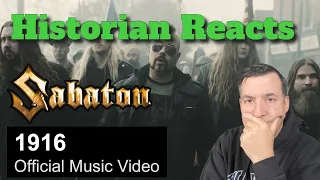 1916 by Sabaton (Motorhead Cover) - Historian Reaction