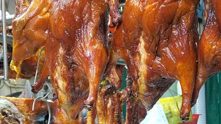 Super Crispy#PigBelly #RoastedDuck Roasted#Piglet Goose Soysauce #chicken #ASMR #HongKongStreetFood