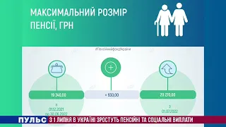 З 1 липня в Україні зростуть пенсійні та соціальні виплати. Випуск від 04.07.2022