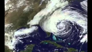 Hurricane Sandy Space View - From Start To Finish | Video