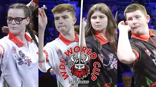 Youth Mixed Pairs Championship England v England  - WDF World Cup 2023 from Esbjerg Denmark Day 4