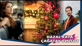 El momento cumbre del amor: Çağatay Ulusoy llamó la atención con su sorpresa navideña a Hazal Kaya.
