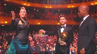 Lionel Messi wins Ballon D'or 2021 and All Reactions HD