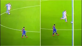 Lionel Messi defending vs dynamo Kiev