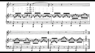 Ave Maria - Schubert - Piano accompaniment with score