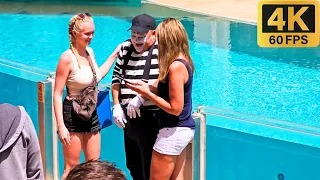 Tom the most famous mime at SeaWorld Orlando 😂🤣 #tomthemime #seaworldmime #seaworldorlando