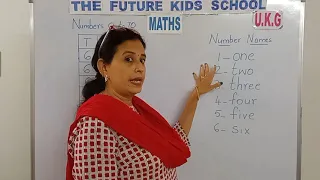 UKG - MATHEMATICS - Numbers from 61 to 70 - The Future Kids School, Rajahmundry