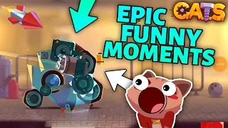 C.A.T.S EPIC FUNNY MOMENTS & BEST BATTLES - Crash Arena Turbo Stars Gameplay