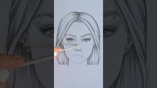 How to draw a face ✍️ #art #artwork #draw #drawing #anime #cartoon #diy #paint